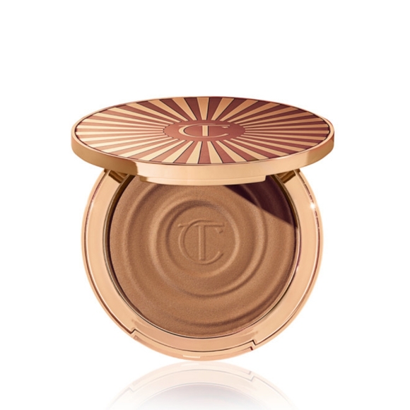 🔴 CHARLOTTE TILBURY Beautiful Skin Sun-Kissed Glow Bronzer - 1 Fair - Picture 2 of 4